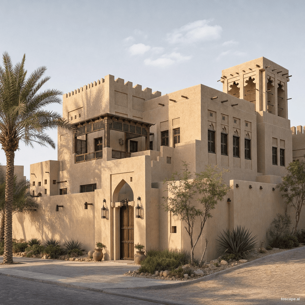 Qatar Inland Desert architectural identity — Qatar