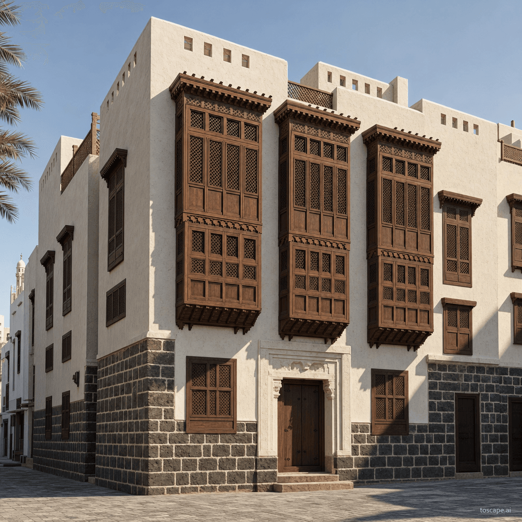 Inner Madinah Traditional architectural identity — Saudi Arabia
