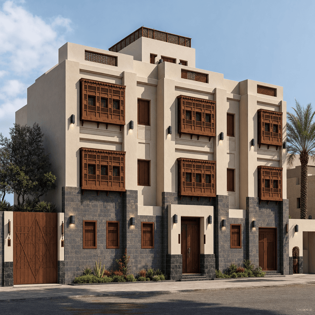 Inner Madinah Transitional architectural identity — Saudi Arabia