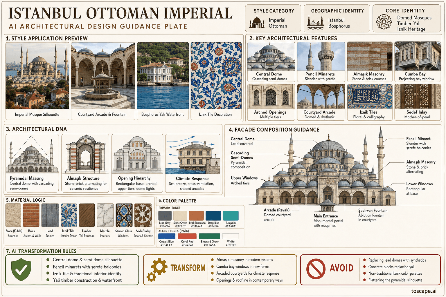 Istanbul Ottoman Imperial hero plate — Turkey