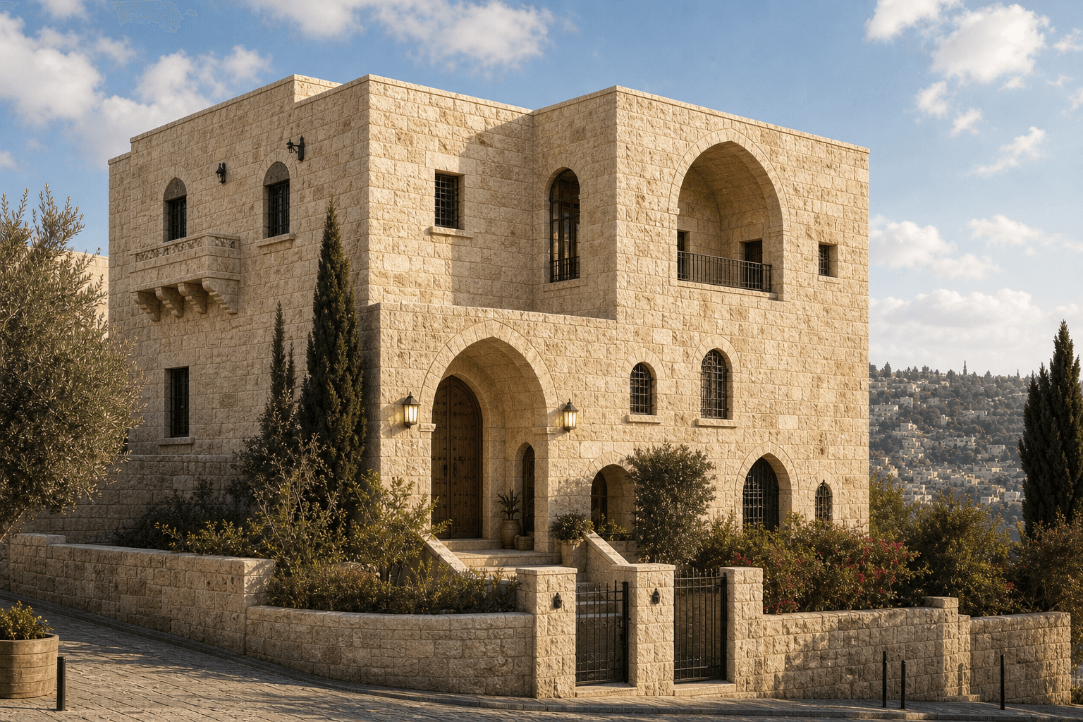 Jerusalem Highlands Palestinian architectural identity — Palestine