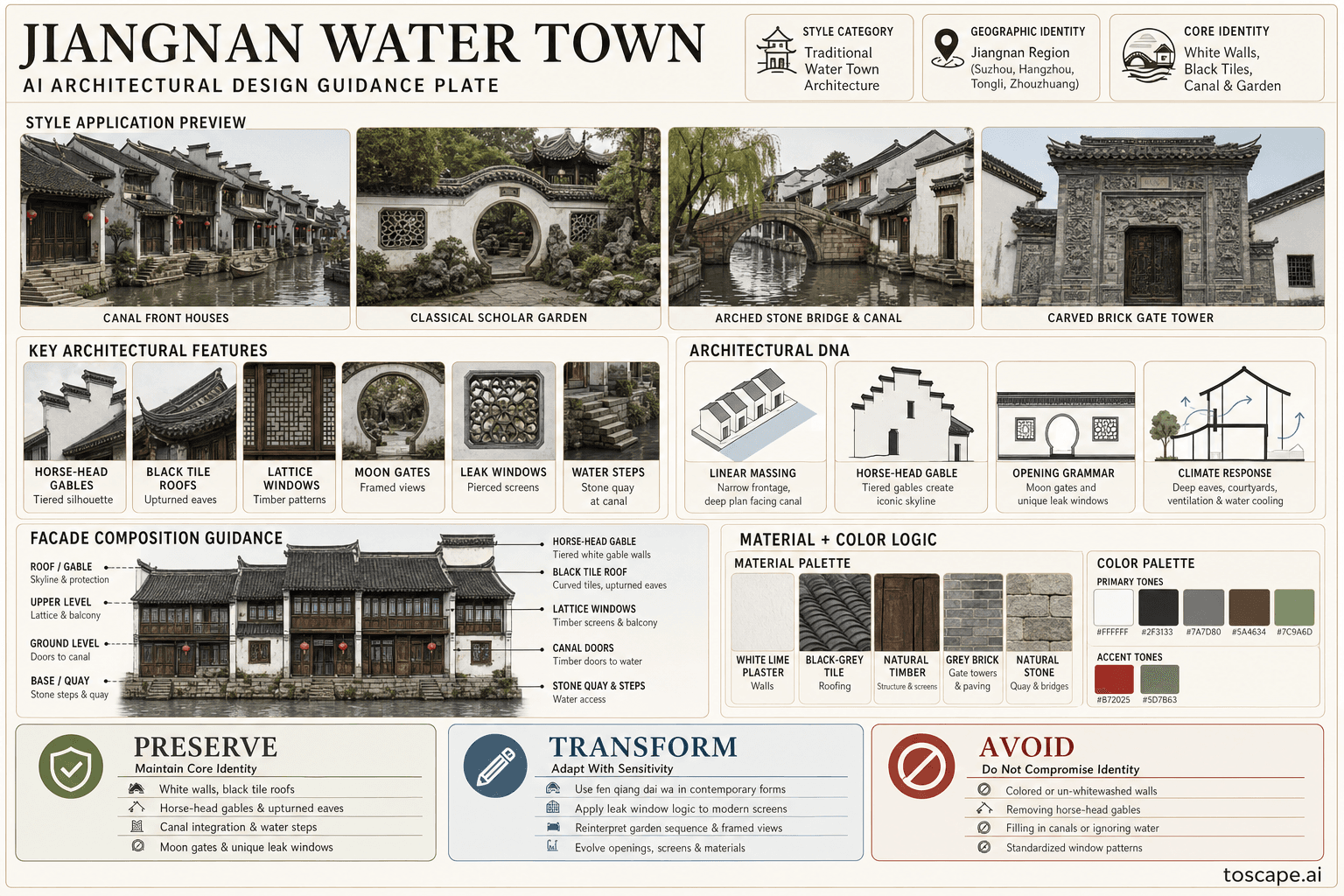 Jiangnan Water Town hero plate — China