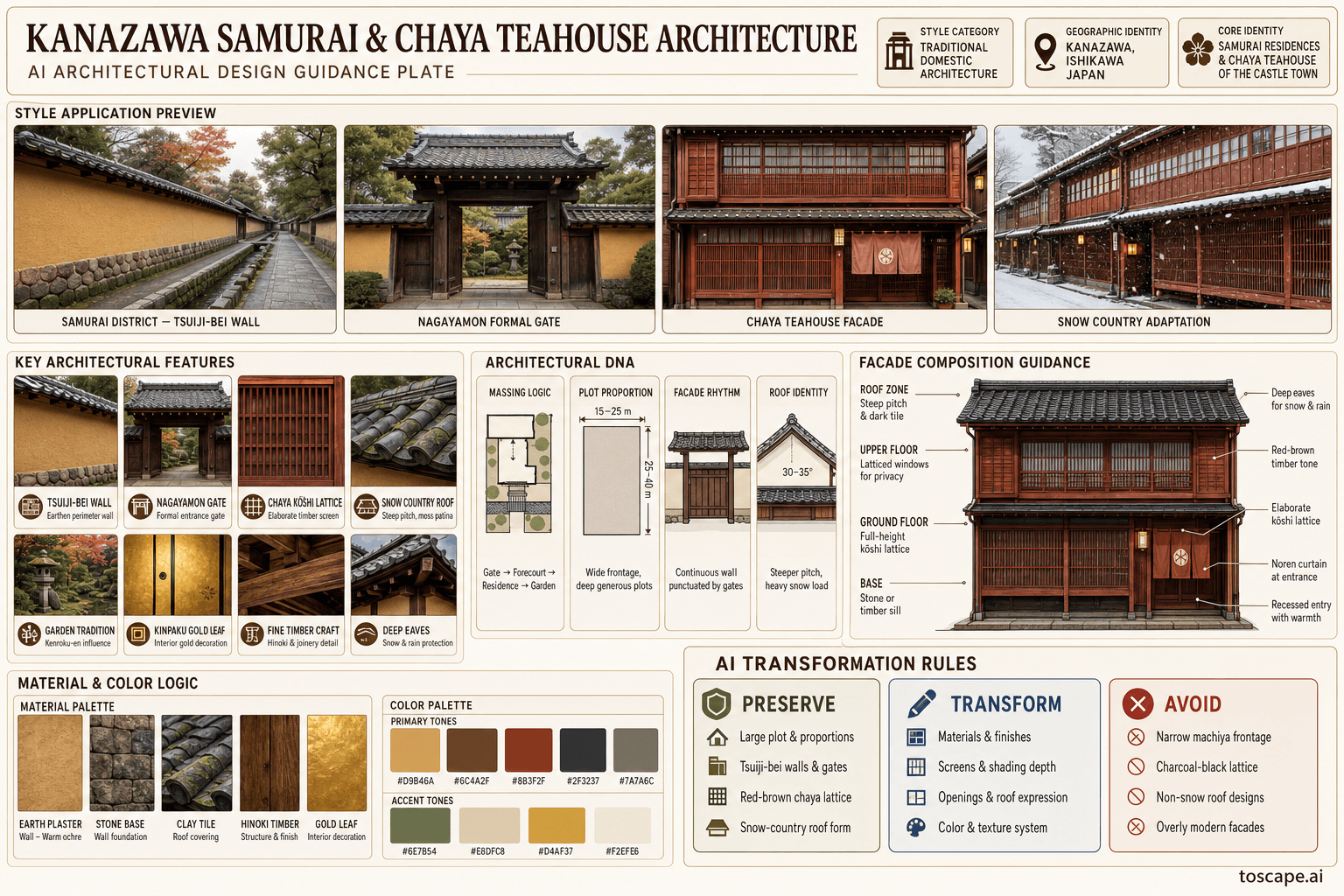 Kanazawa Samurai & Chaya Teahouse hero plate — Japan