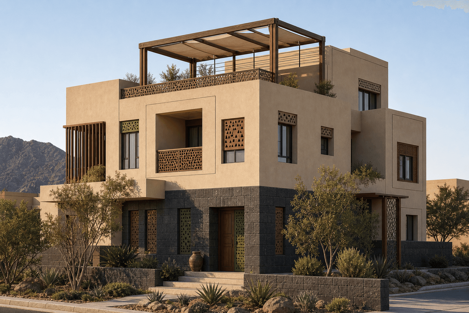 Madinah Rural Contemporary architectural identity — Saudi Arabia