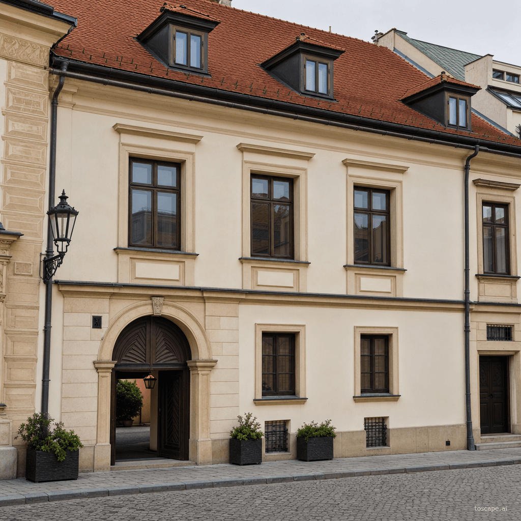 Polish Małopolska Kraków Courtyard Townhouse architectural identity — Poland