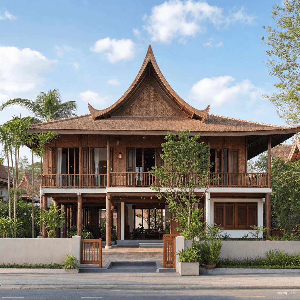 Northeastern Isan architectural identity — Thailand