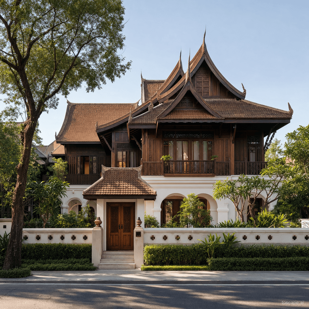 Northern Lanna architectural identity — Thailand