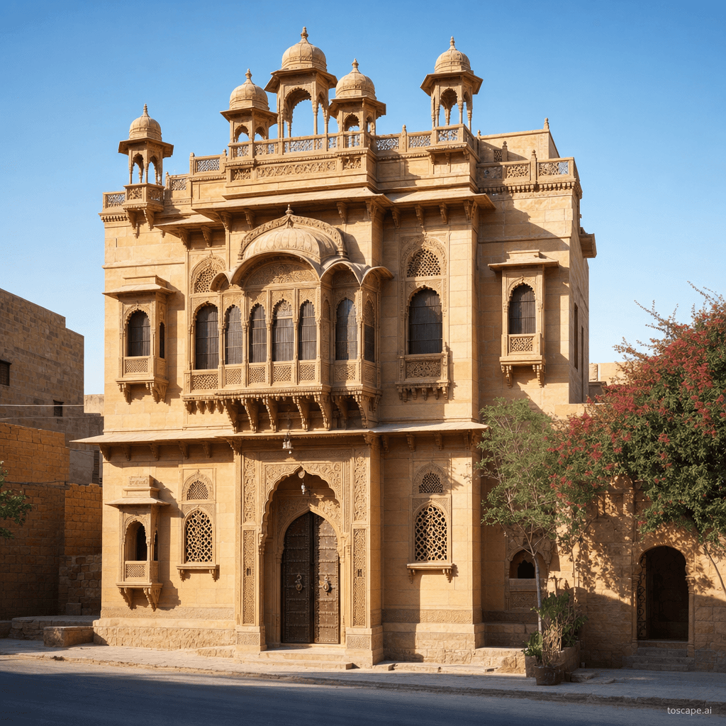 Rajasthan Haveli architectural identity — India