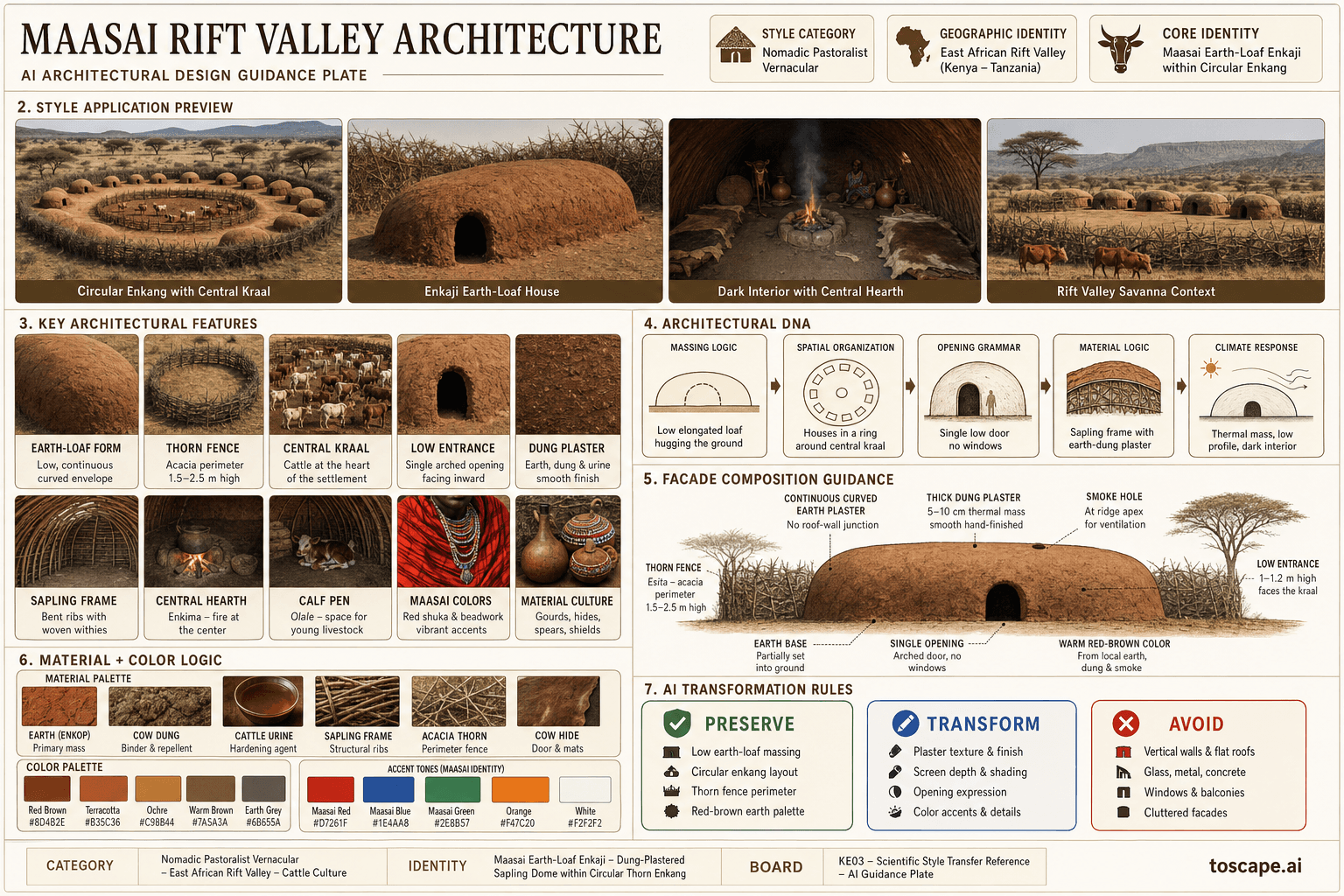 Maasai Rift Valley hero plate — Kenya