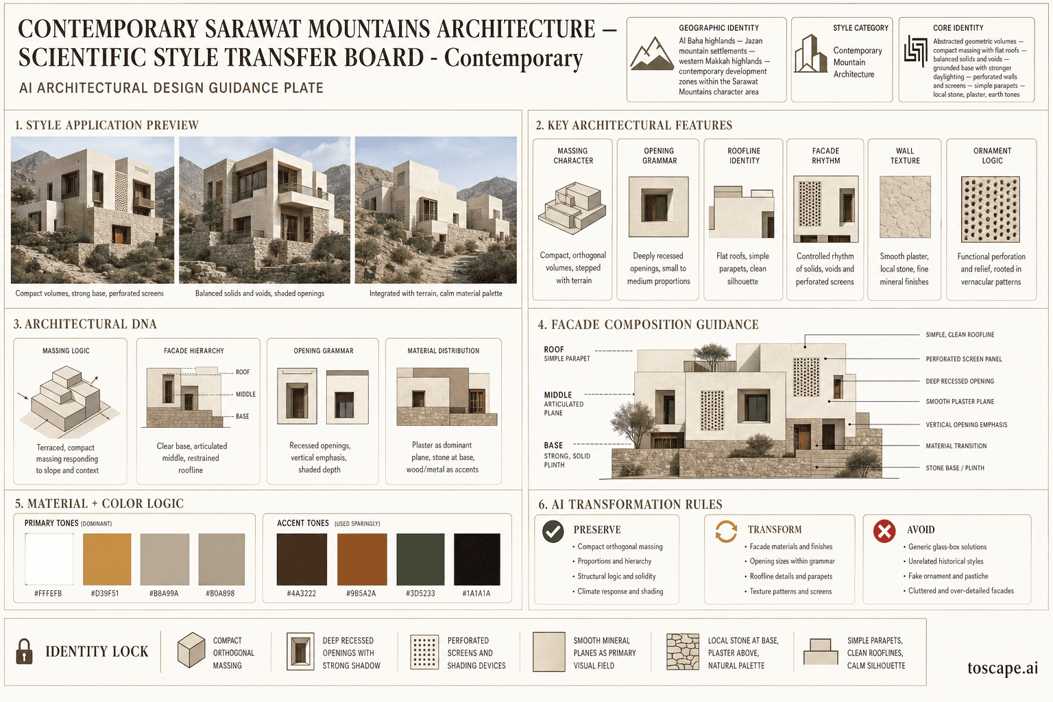 Sarawat Mountains Contemporary hero plate — Saudi Arabia