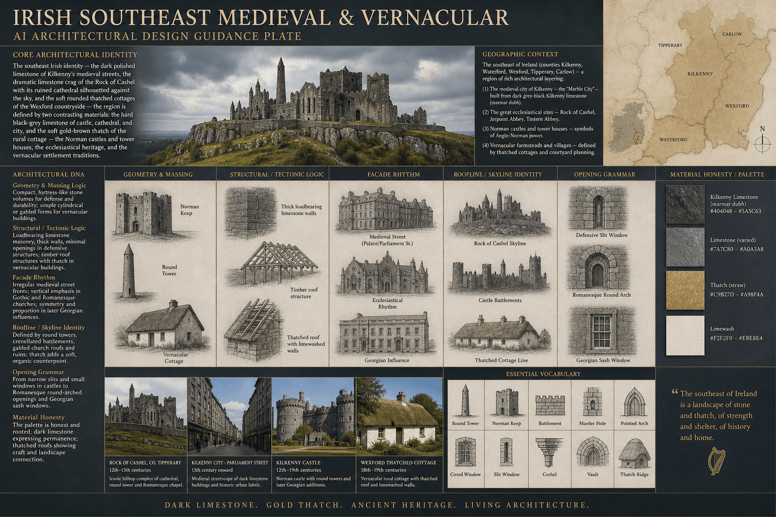Irish Southeast Medieval & Vernacular hero plate — Ireland