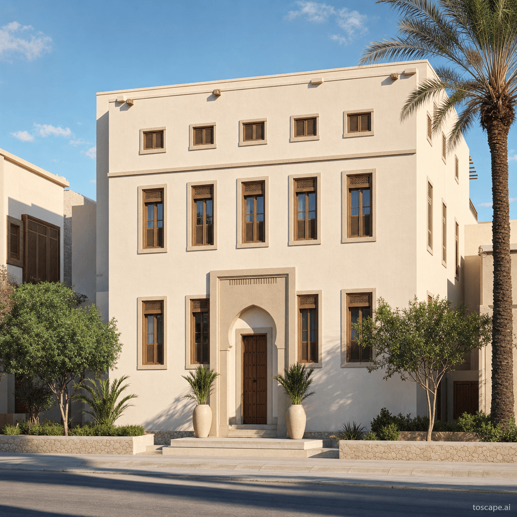 Tabuk Coast Transitional architectural identity — Saudi Arabia