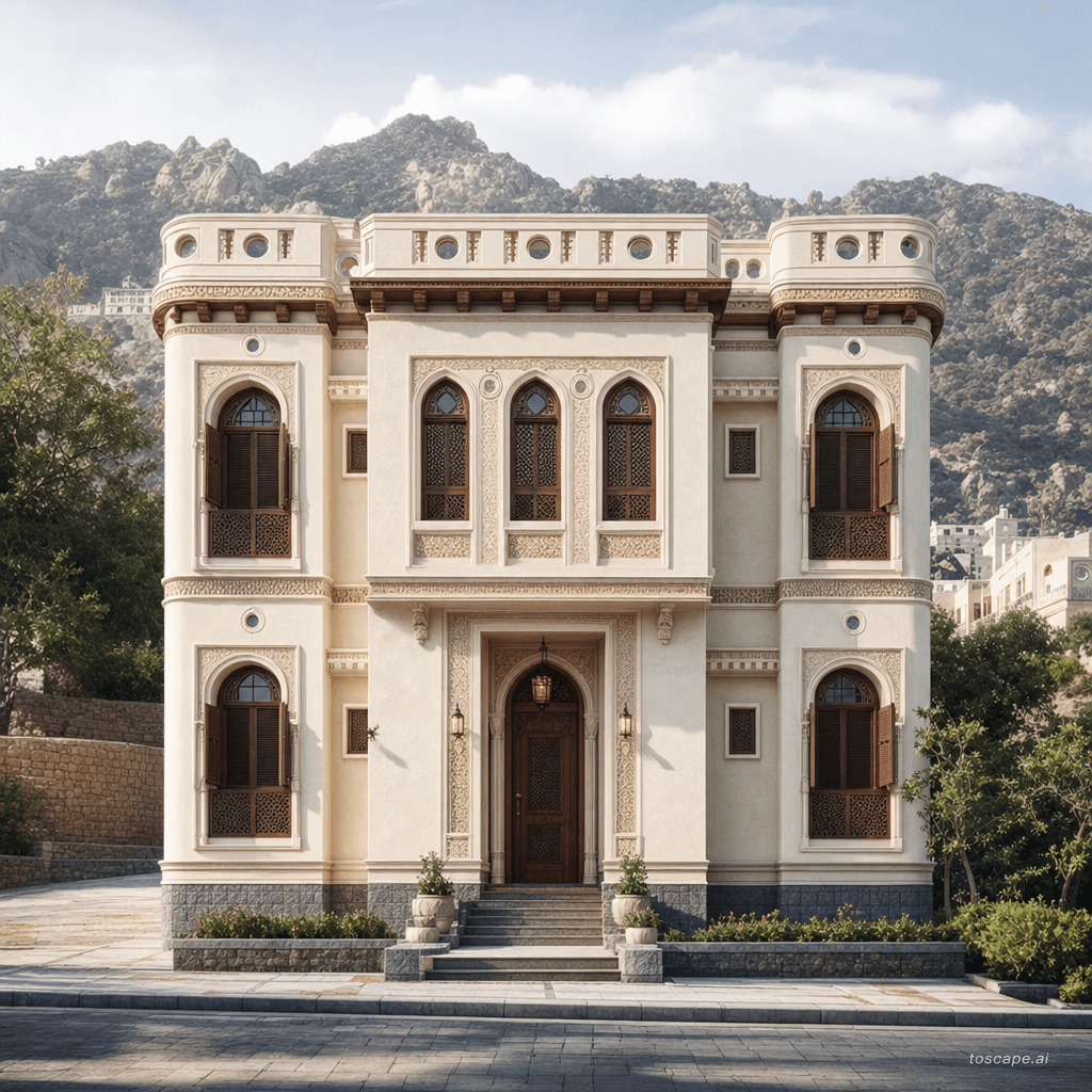 Taif Highlands Traditional architectural identity — Saudi Arabia