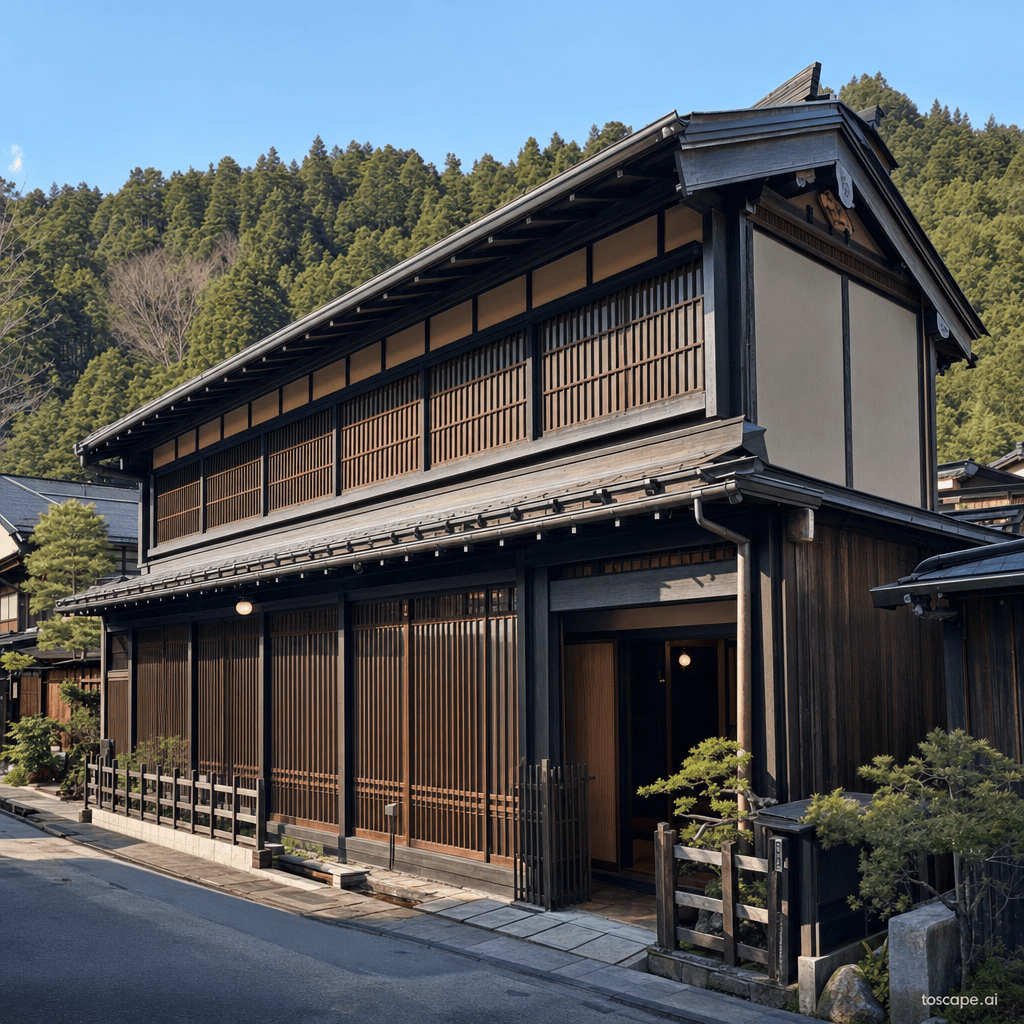 Takayama Hida Mountain Town architectural identity — Japan