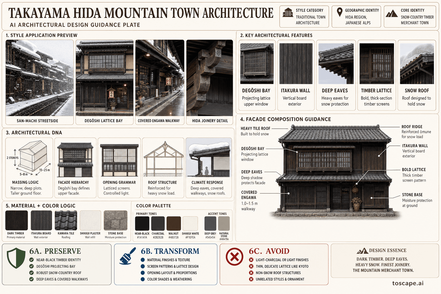 Takayama Hida Mountain Town hero plate — Japan