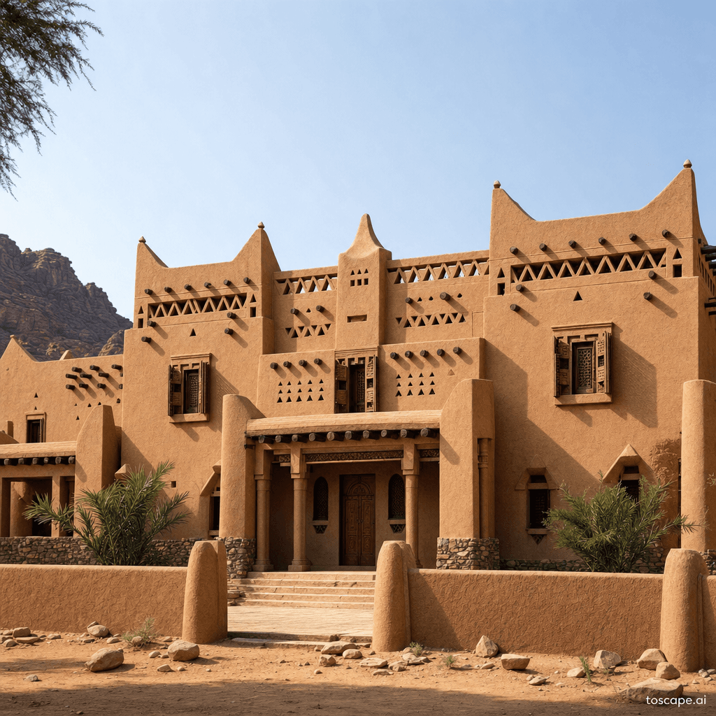 Tassili N'ajjer Tuareg architectural identity — Algeria