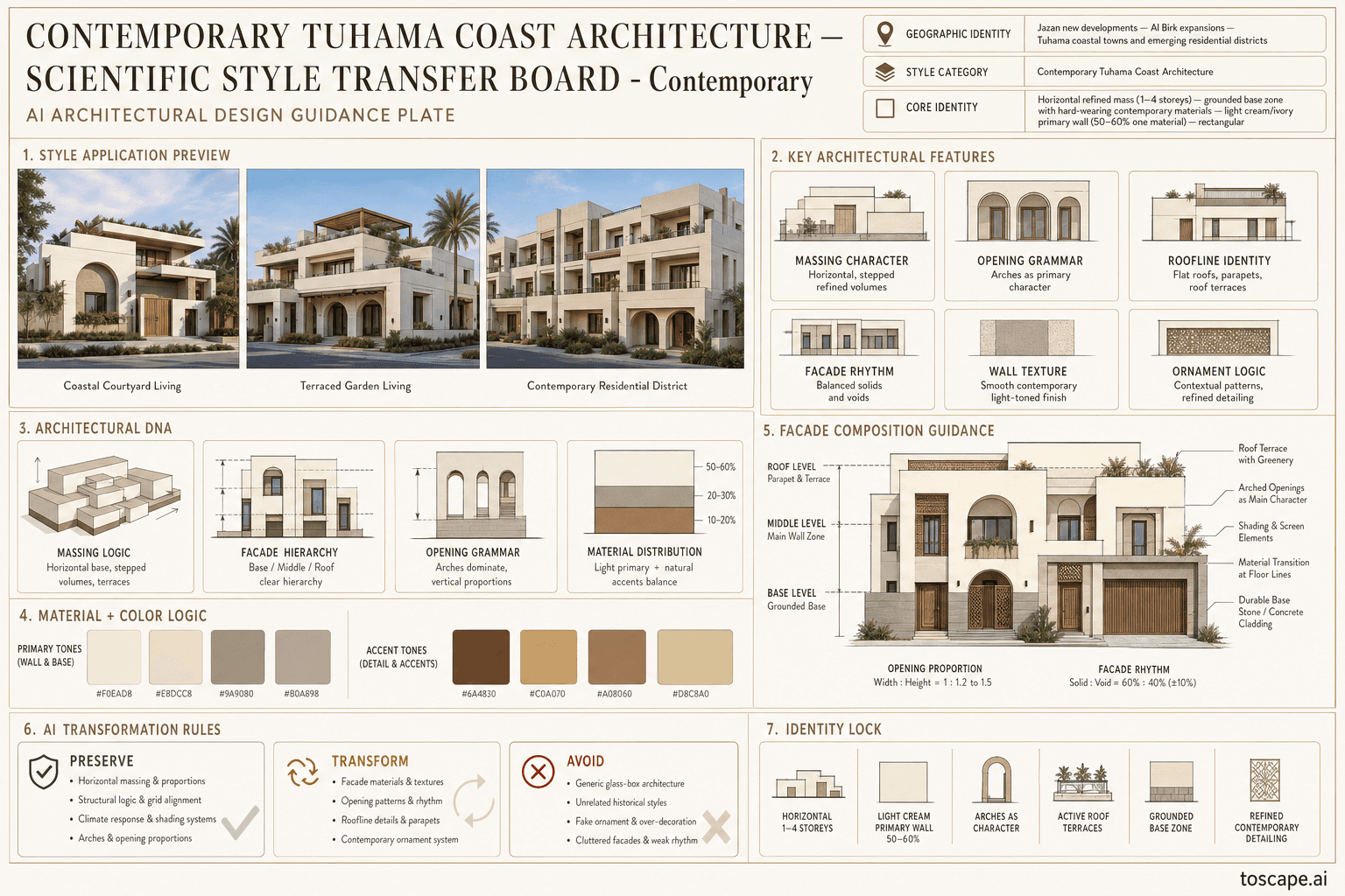 Tuhama Coast Contemporary hero plate — Saudi Arabia