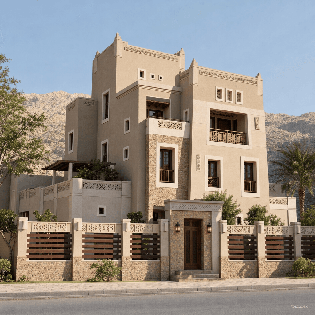 Tuhama Foothills Transitional architectural identity — Saudi Arabia