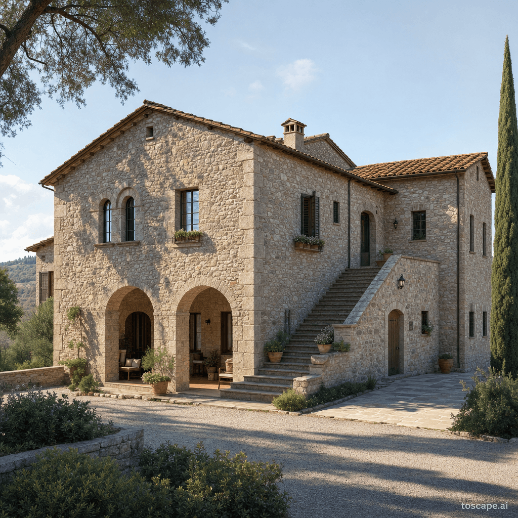Tuscany Rural Stone architectural identity — Italy