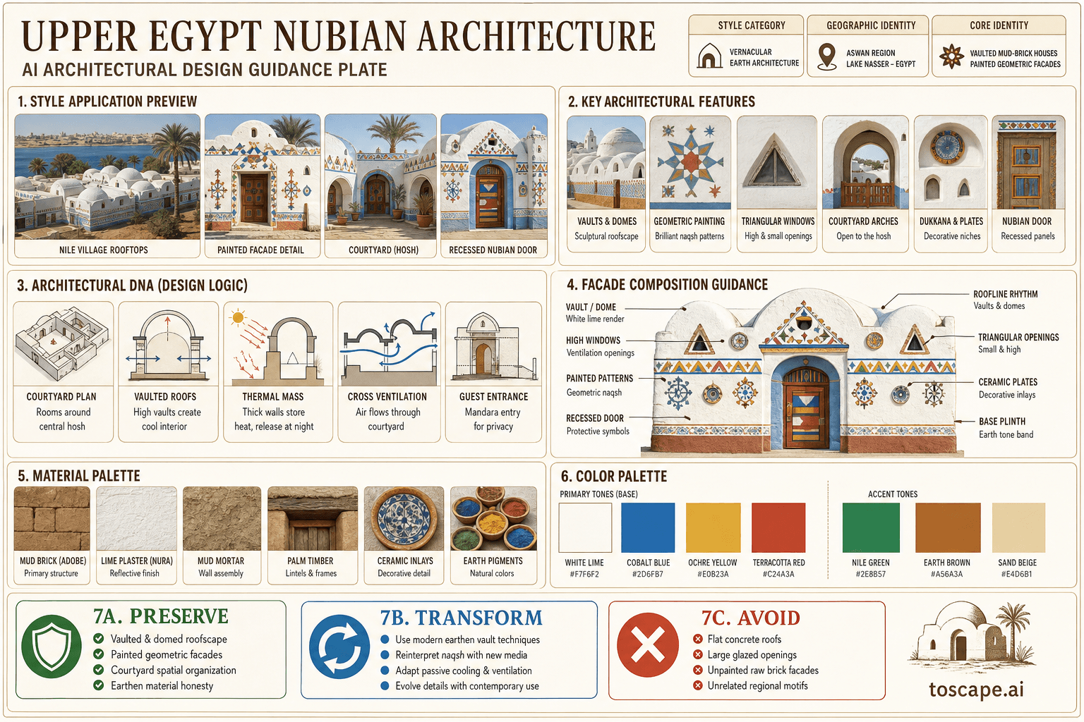 Upper Egypt Nubian hero plate — Egypt